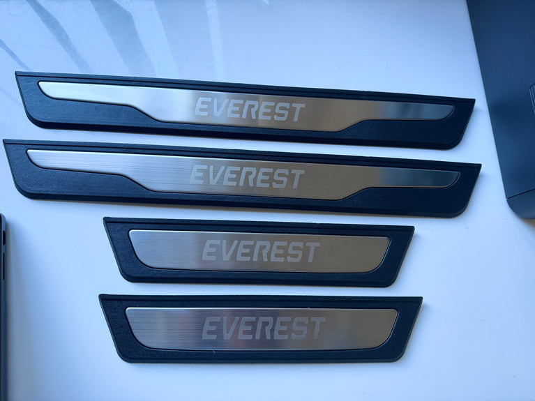 Ford Everest Door Sill Protector Scuff Plate Strips 2015 - 2022