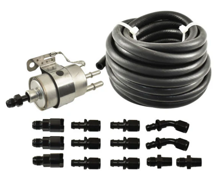 GM LS Engine Conversion w/Filter/Regulator 3/8" Fuel Injection Line Fitting Kit