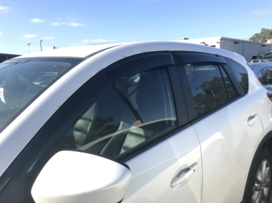 Mazda CX-5 CX5 Premium Tinted Window Visors Weathershields  2012 2013 2014 2015 2016