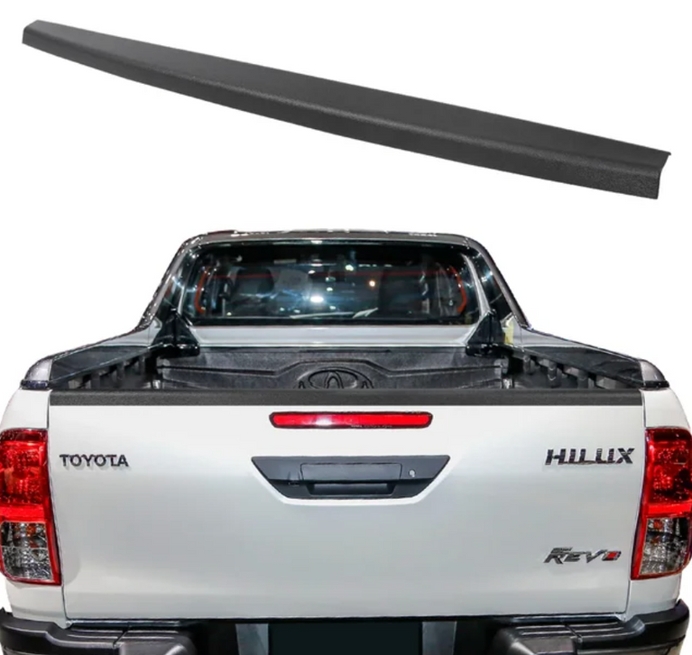 Tailgate Strip Cover Protector for Toyota Hilux 2015-2023 SR SR5 Matte Black Bed Rail Top Protector