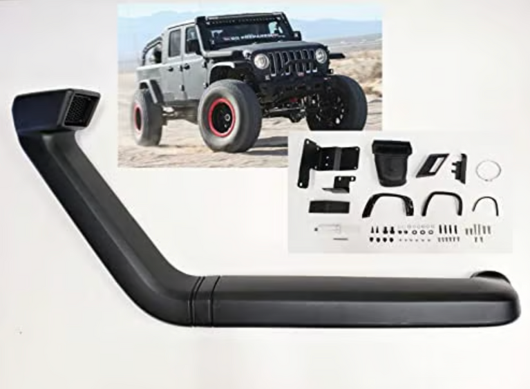 Snorkel for Jeep Gladiator JT and Wrangler JL 2017+ 2018 2019 2020 2021 2022 2023 2024