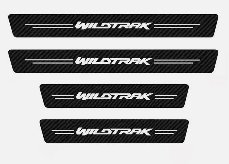 Ford Ranger Wildtrak Door Sill Scuff Protector Strips 2005 - 2024