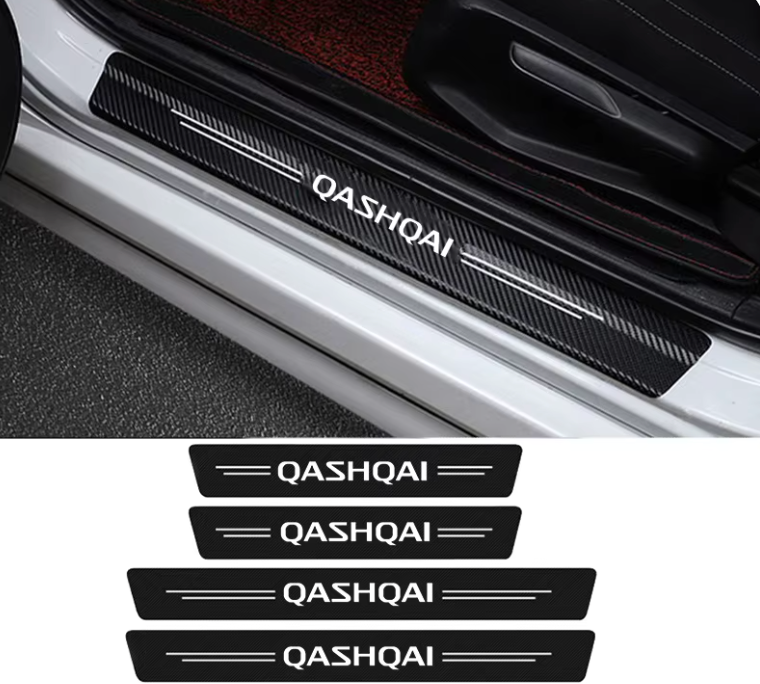 Nissan Qashqai 2007 - 2024 Door Sill Protector Scuff Strips