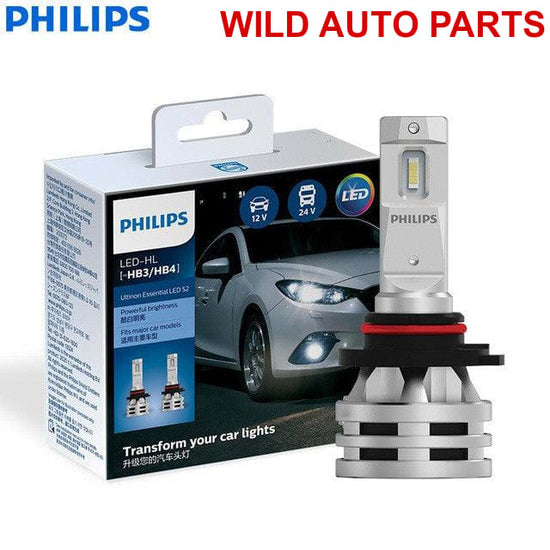 Philips Ultinon Essential S2 LED H7, H1, H4, H8, H11, H16, HB3, HB4, H1R2, 9003 - Wild Auto Parts