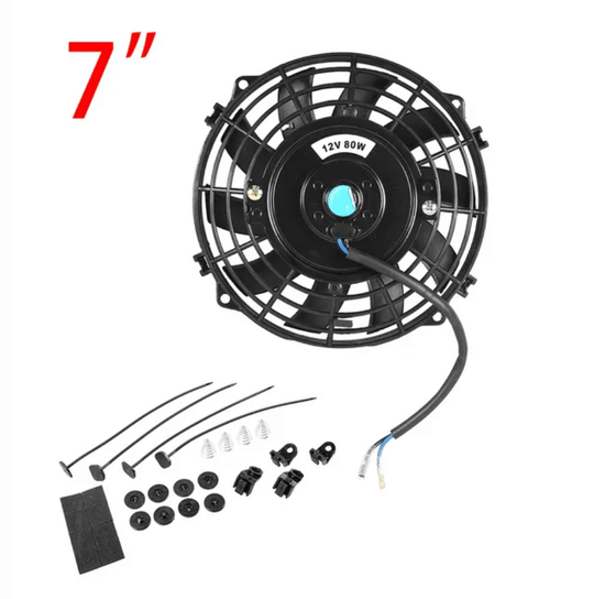 Radiator Cooling Fan Various Sizes 12V 80W 2100RPM - Wild Auto Parts