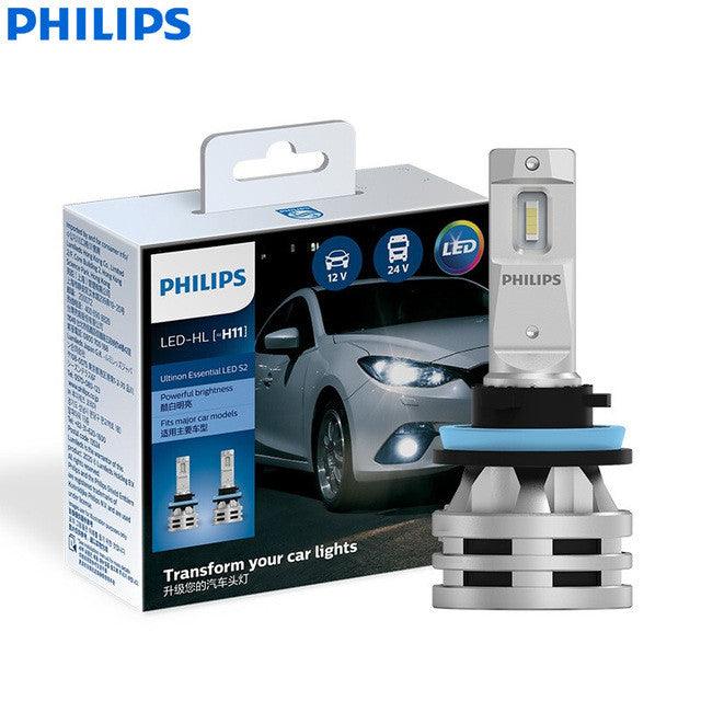 Philips Ultinon Essential S2 LED H7, H1, H4, H8, H11, H16, HB3, HB4, H1R2, 9003 - Wild Auto Parts