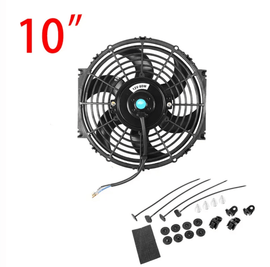 Radiator Cooling Fan Various Sizes 12V 80W 2100RPM - Wild Auto Parts