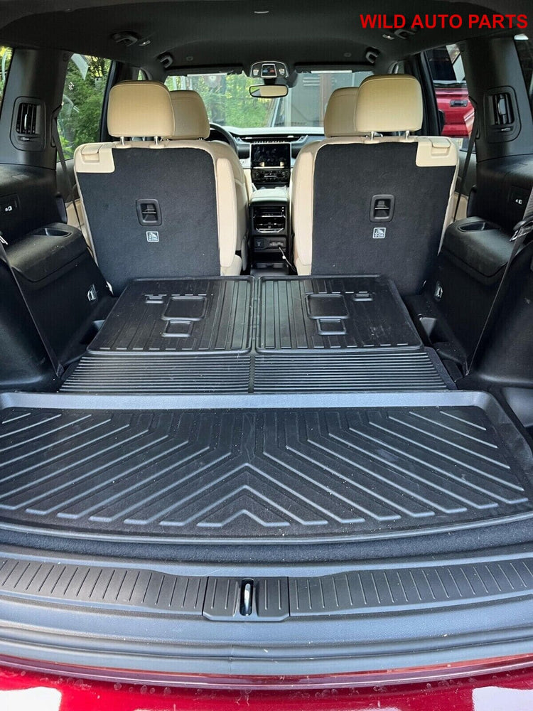 Jeep Grand Cherokee L WL series 7 Seats 2021+ 3pcs Trunk Mat Boot Liner 2022 2023 2024