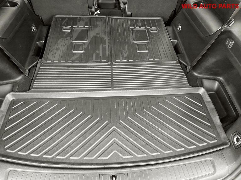 Jeep Grand Cherokee L WL series 7 Seats 2021+ 3pcs Trunk Mat Boot Liner 2022 2023 2024