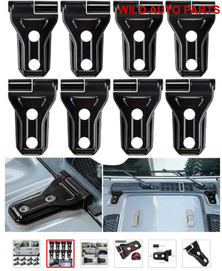 Jeep Wrangler & Gladiator Car Door Hinge Covers - Wild Auto Parts