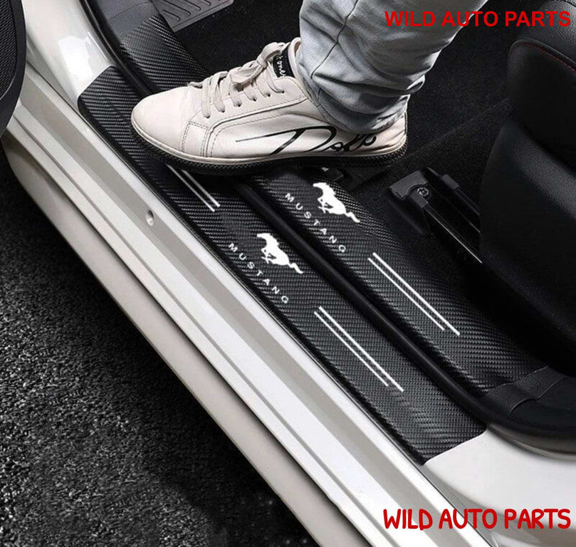 Ford Mustang Door Sill Protector Strips Scuff Plates - Wild Auto Parts