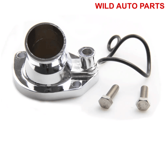 Ford Chrome Water Neck 45 Degree 260-302/351W - Wild Auto Parts