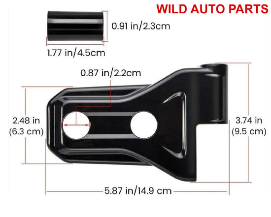 Jeep Wrangler & Gladiator Car Door Hinge Covers - Wild Auto Parts