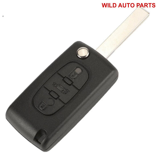 Peugeot Complete Remote for 207, 307, 407 208 308 408 607 Transponder Key & Chip - Wild Auto Parts