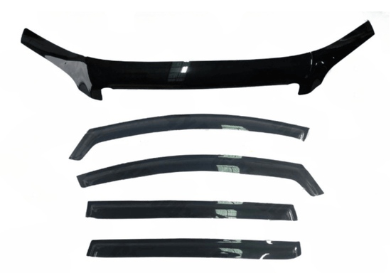 Bonnet Protector + Weathershields Window Visors Holden Commodore VE Wagon - Wild Auto Parts