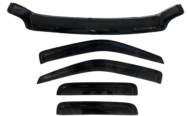 Holden Rodeo RA 2002 - 2006 Bonnet Protector & Weathershields Combo - Wild Auto Parts