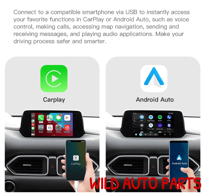 Mazda Retrofit Apple Carplay Kit Mazda 3 6 2 CX5 CX3 CX8 CX9 Miata MX5 - Wild Auto Parts