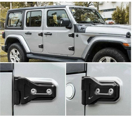 Jeep Wrangler & Gladiator Car Door Hinge Covers - Wild Auto Parts