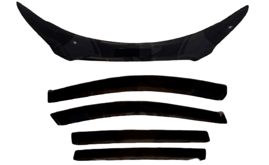 Toyota RAV-4 RAV4 2006 - 2012 Bonnet Protector & Weathershields Combo - Wild Auto Parts