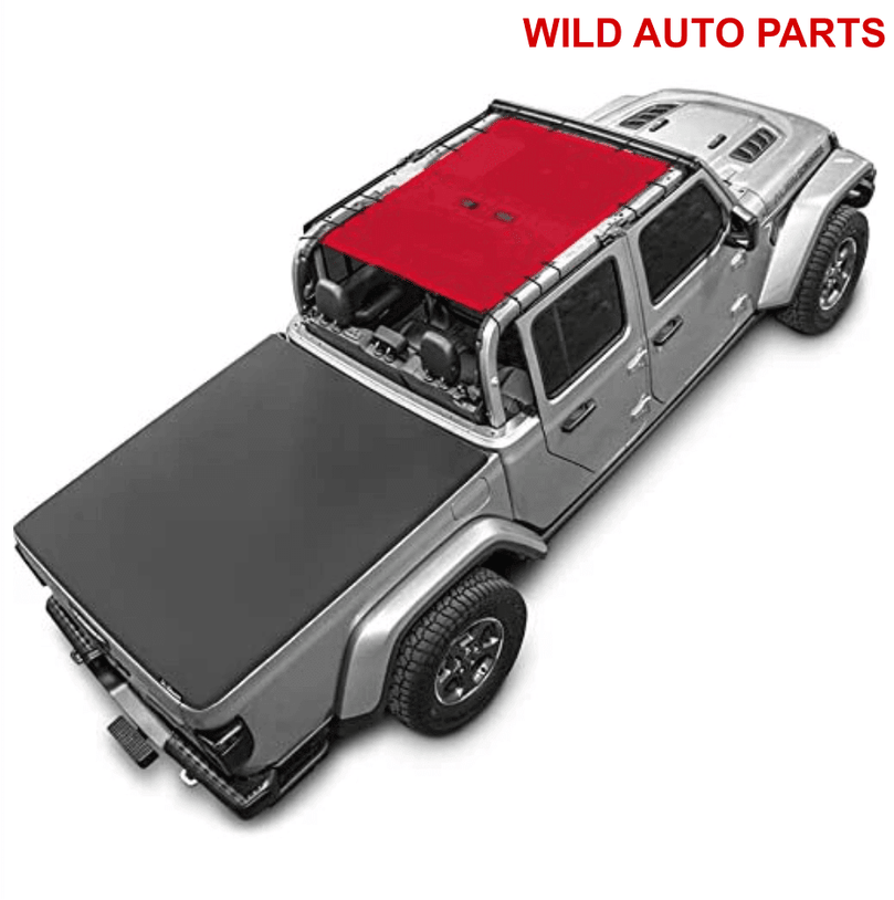 Jeep Gladiator Roof Sun Shade Mesh - Wild Auto Parts