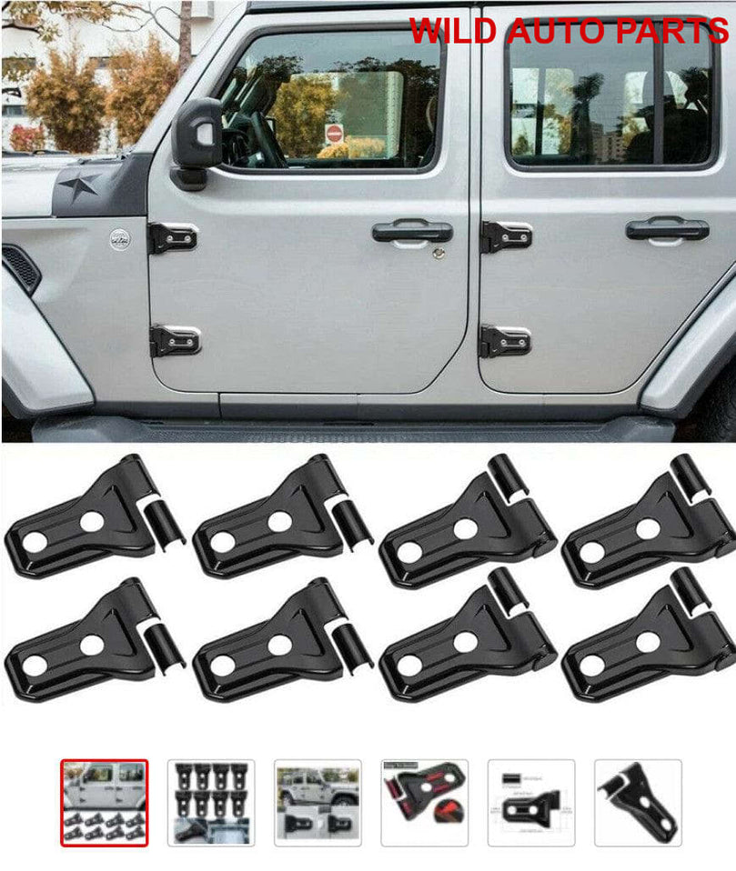 Jeep Wrangler & Gladiator Car Door Hinge Covers - Wild Auto Parts