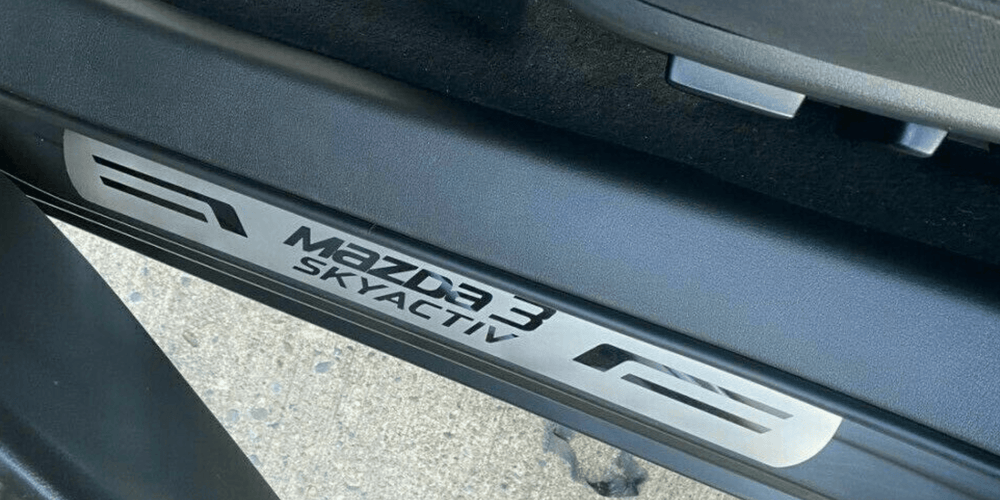 Mazda 3 Scuff Plate Door Sill Protectors - Wild Auto Parts