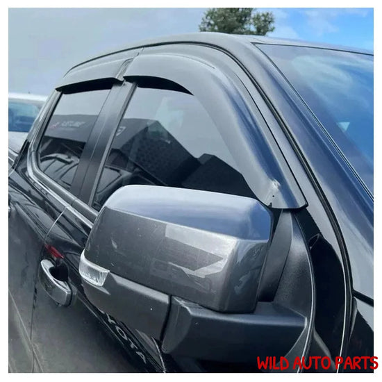 Ford Ranger Weather Shields Visors 2012-2021 Rain Deflectors Weathersh ...