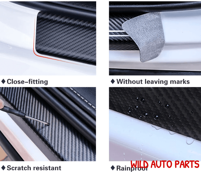 Toyota Hilux Door Sill Protector Scuff Plates - Wild Auto Parts