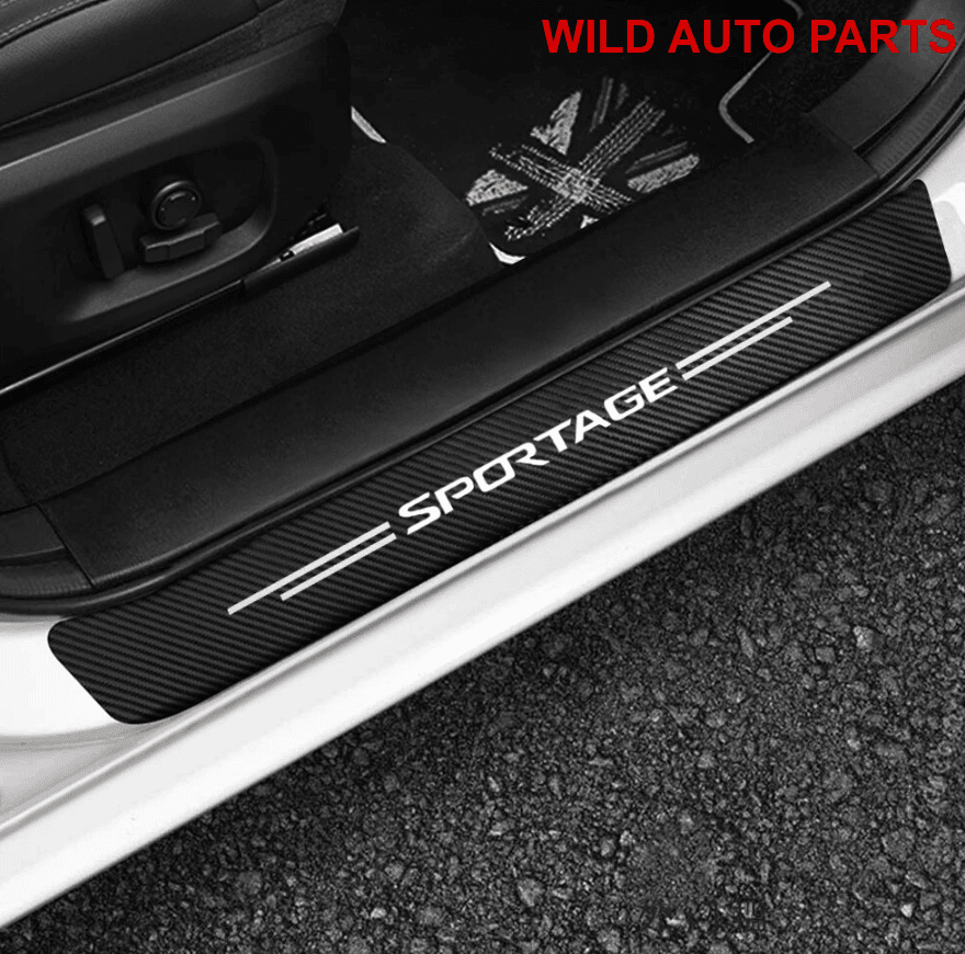 Kia Sportage Scuff Plate Door Sill Protector Strips - Wild Auto Parts