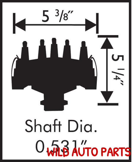 MSD Distributor For Ford 351C, 351M, 400, 429, 460 - Wild Auto Parts