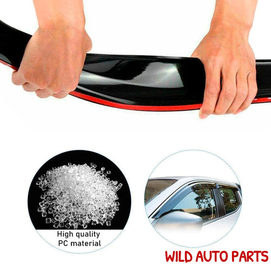 Ford Ranger Wind Weathershields Deflectors 2012-2021 - Wild Auto Parts