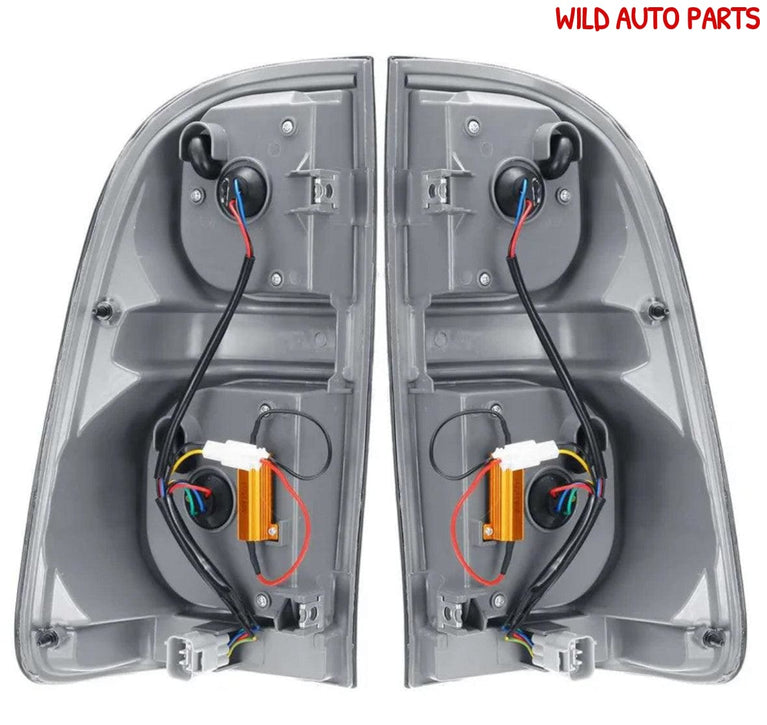 Toyota Hilux Rear LED Taillights Assembly Tinted - Wild Auto Parts