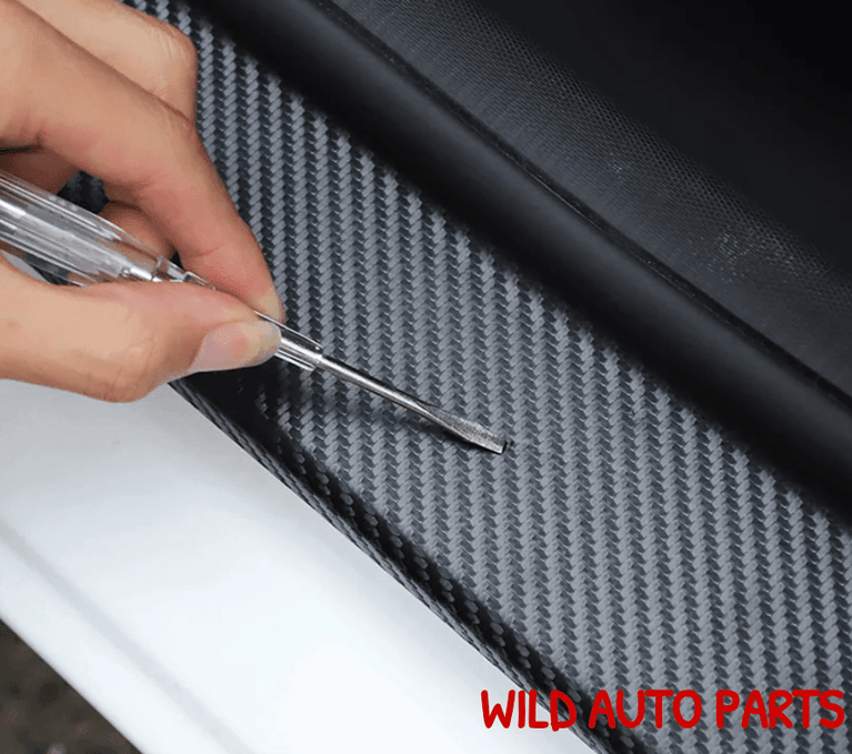 Ford Carbon Protector Sill Scuff Strips for Ranger Everest Fiesta Kuga Falcon - Wild Auto Parts